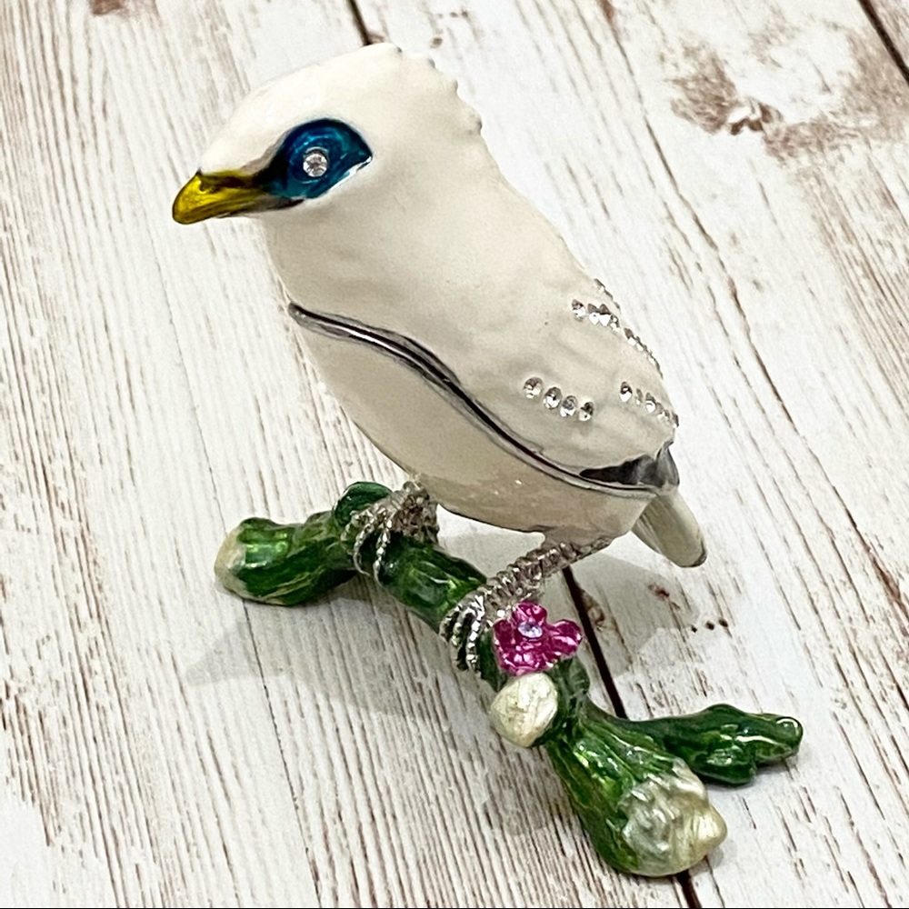 Art Form Bali Starling Bird Enamel Trinket